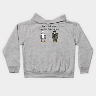 Important show-off Kids Hoodie